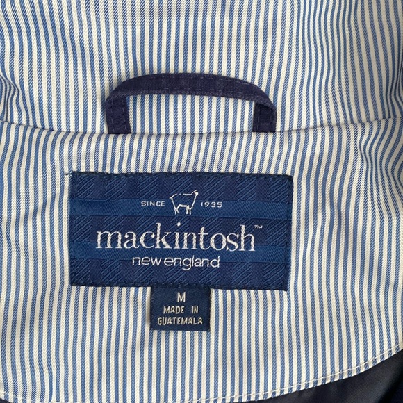 Mackintosh Womens’s Blue Hooded Rain Jacket Size M - Picture 4 of 7